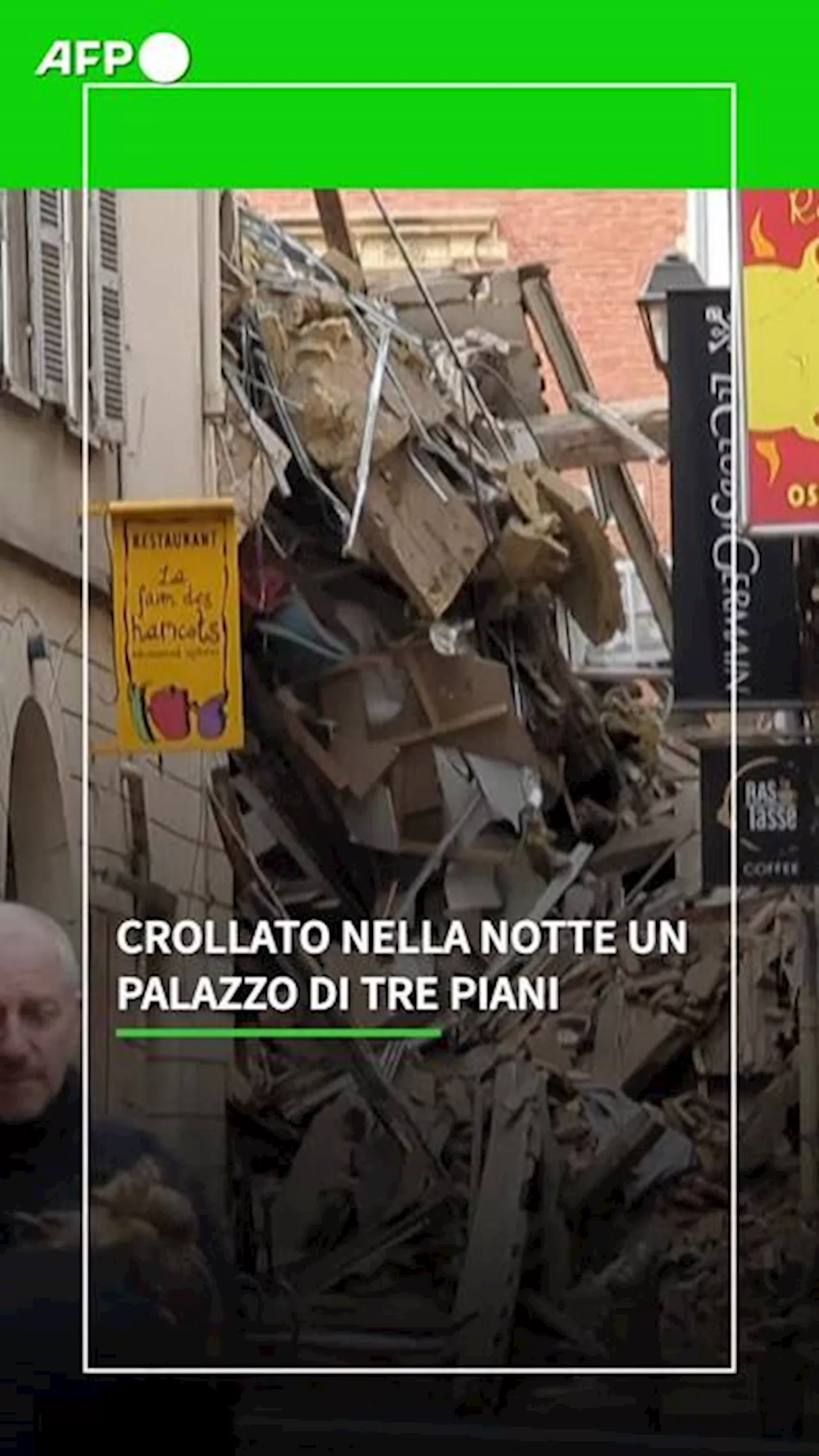 Francia, crollato un palazzo di tre piani al centro di Tolosa