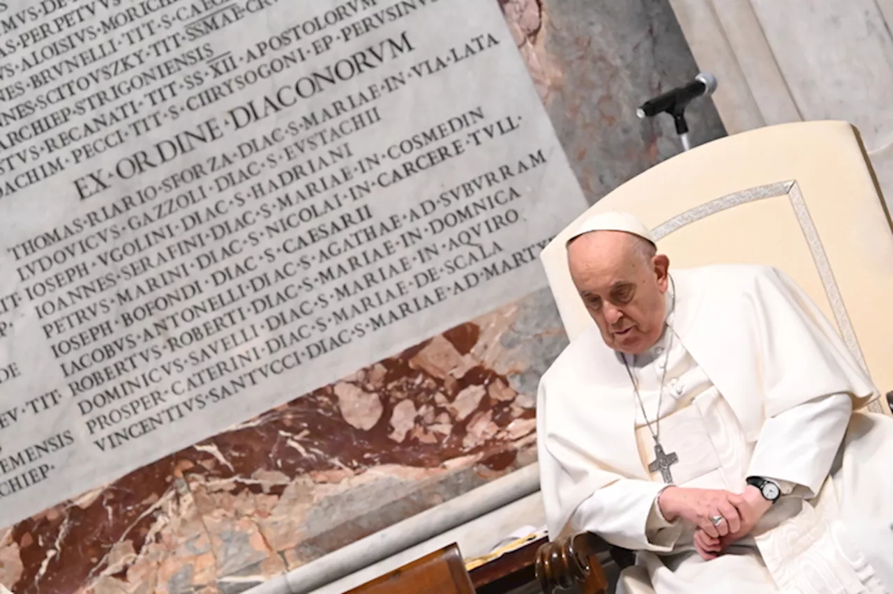 Il Papa è arrivato nella basilica di San Pietro