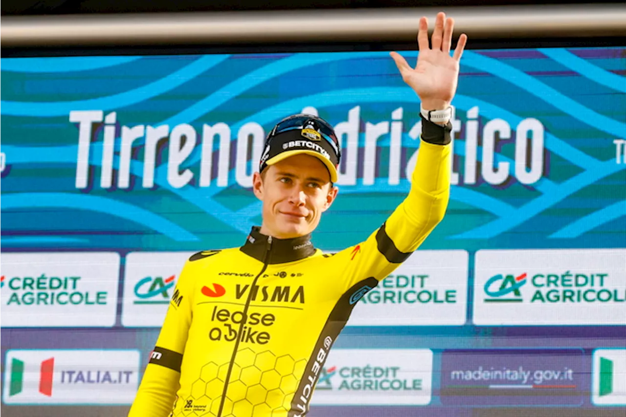 Tirreno-Adriatico: Vingegaard vince 5/a tappa, è il nuovo leader