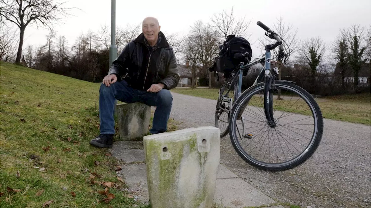 Kabarettist Silvano Tuiach vermisst 'seine' Parkbank im Osterfeldpark