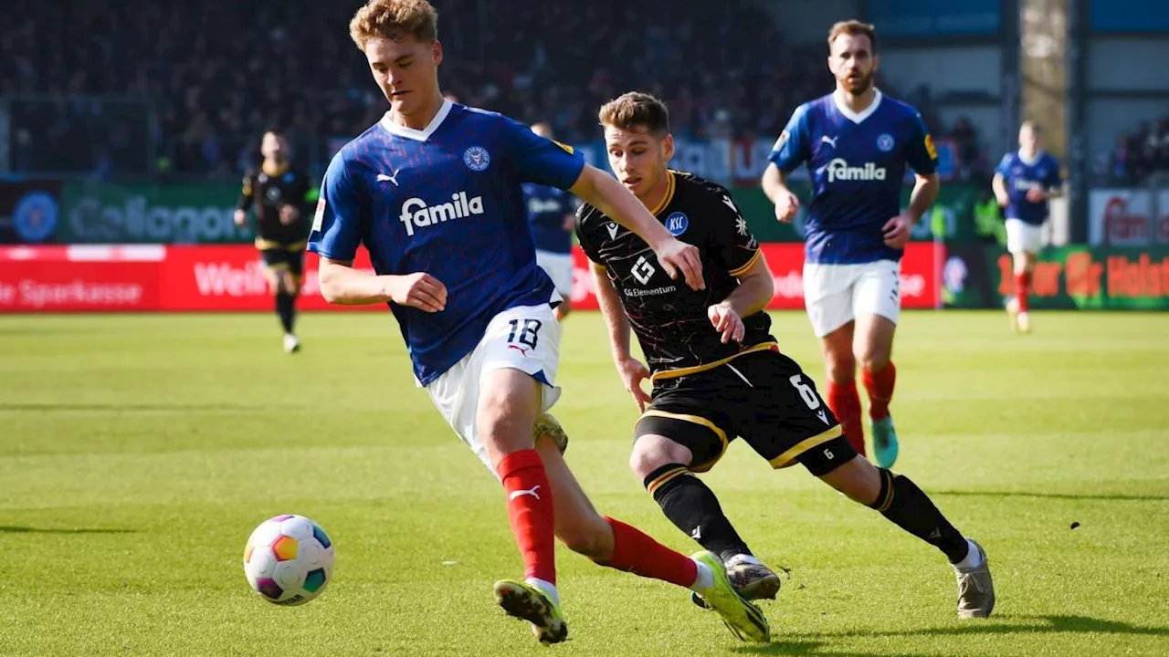 Sieg gegen den KSC: Kiel schon fünf Punkte vor dem HSV