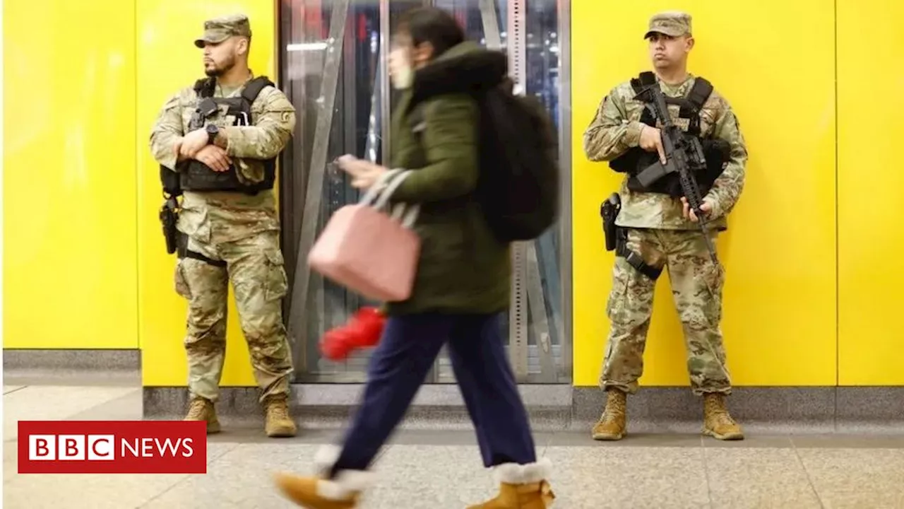 A polêmica decisão de Nova York de usar Guarda Nacional para combater crimes no metrô