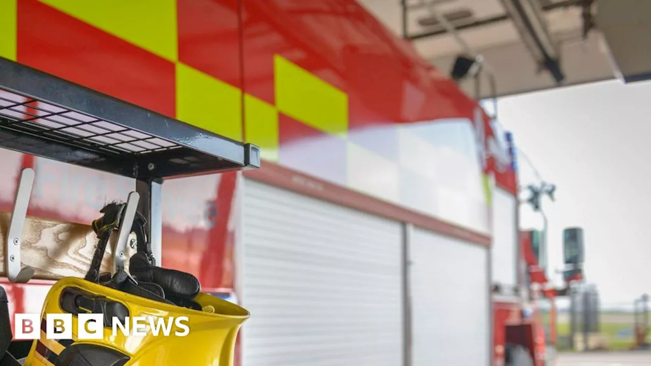 Hunton: Firefighters tackle blaze at three-storey home