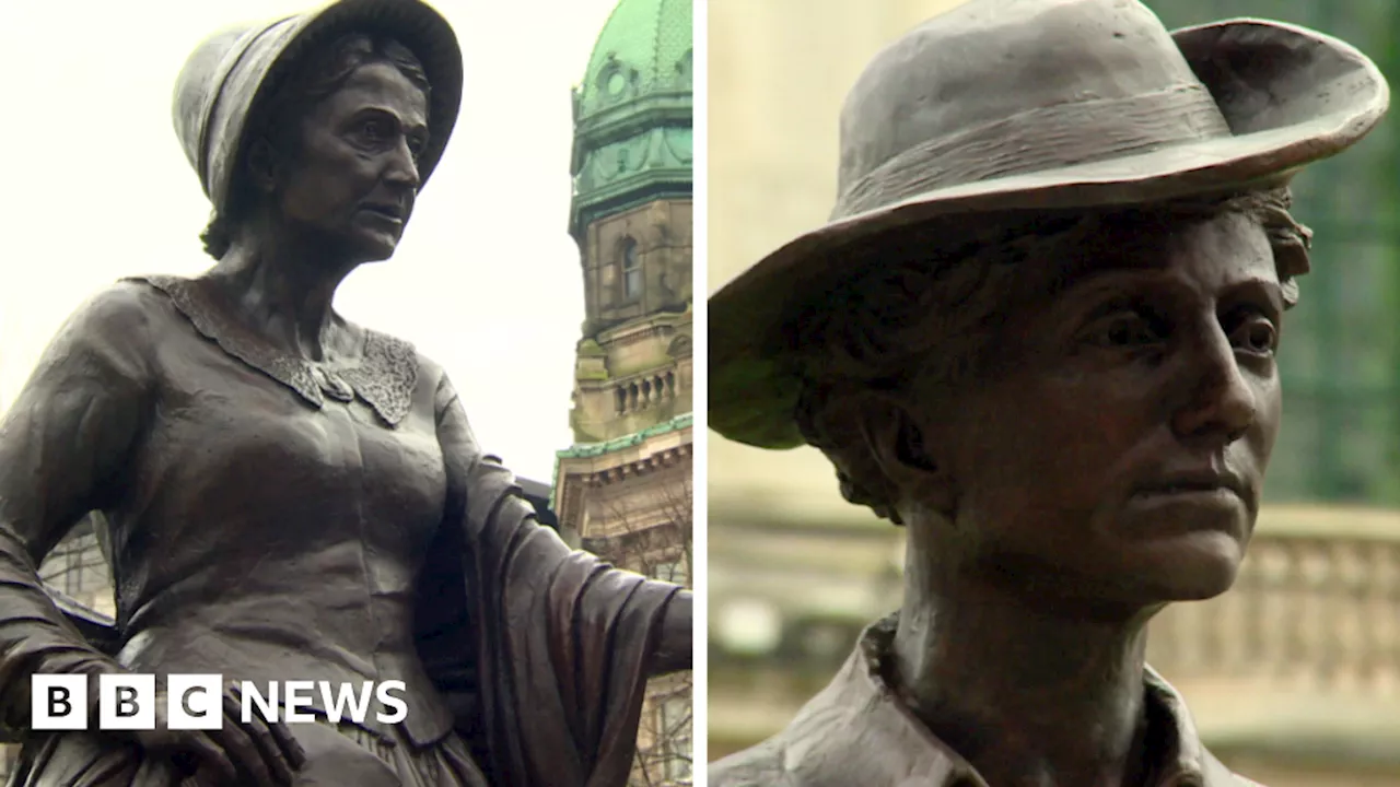 IWD 2024: Mary Ann McCracken and Winifred Carney statues unveiled