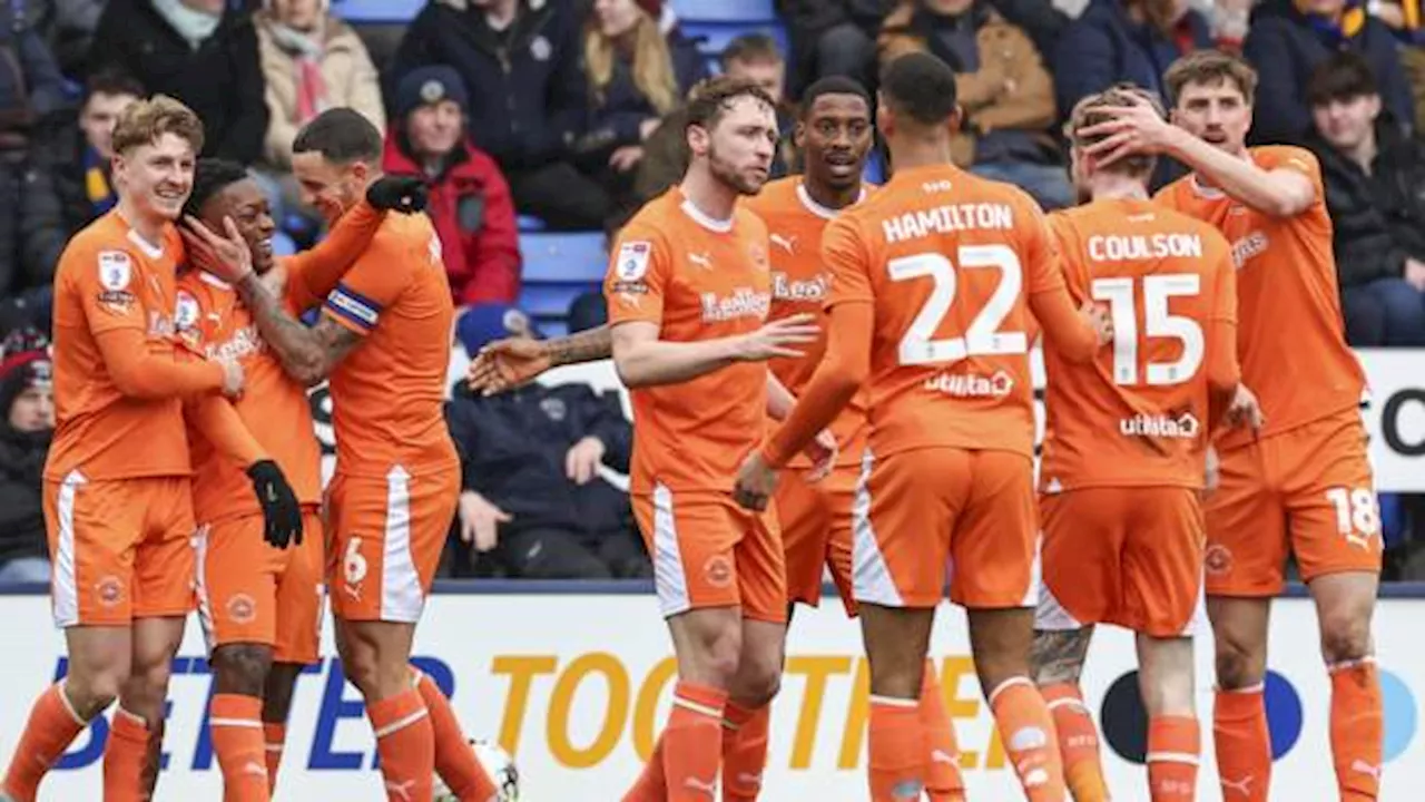 Shrewsbury Town 0-2 Blackpool