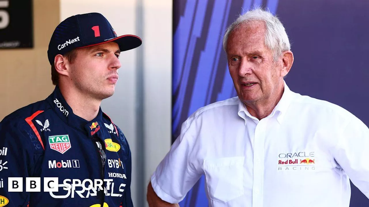 Max Verstappen backs Red Bull adviser Helmut Marko amid possible suspension