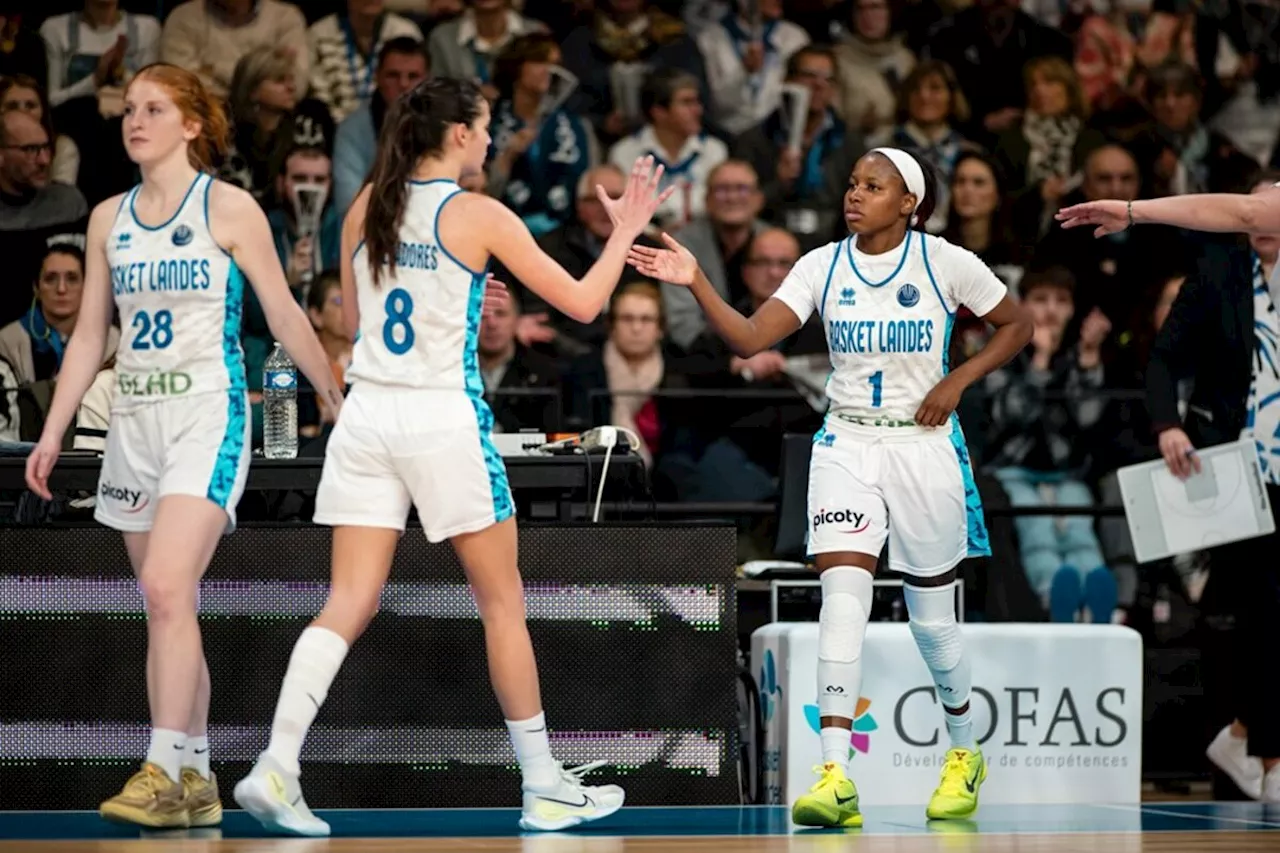 Basket Landes écarte l’ASVEL Féminin du podium, Angers surprend Lattes-Montpellier