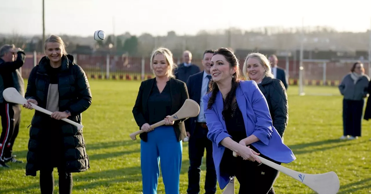 First and Deputy First Minster deny 'gesture politics' at GAA club puck about