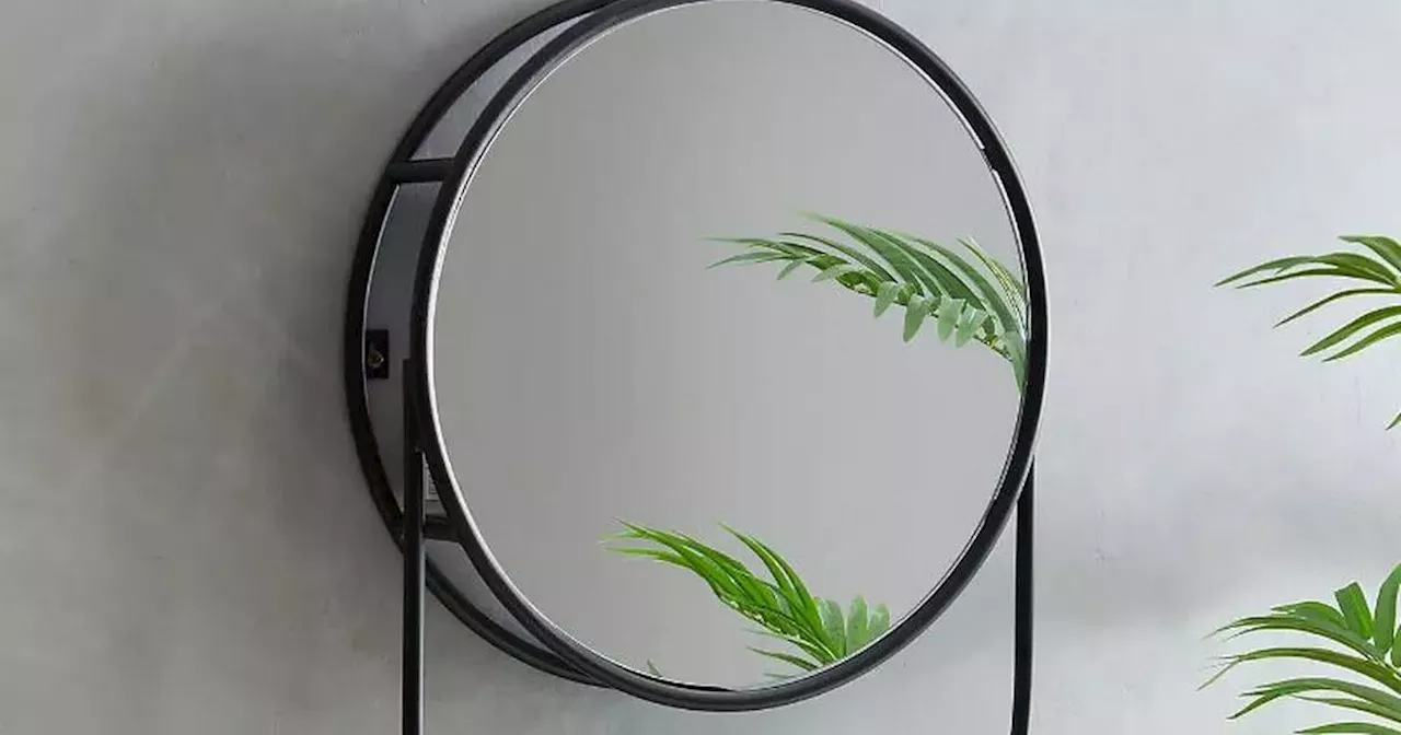 'Unique' £35 Dunelm mirror praised for hidden storage and towel rail