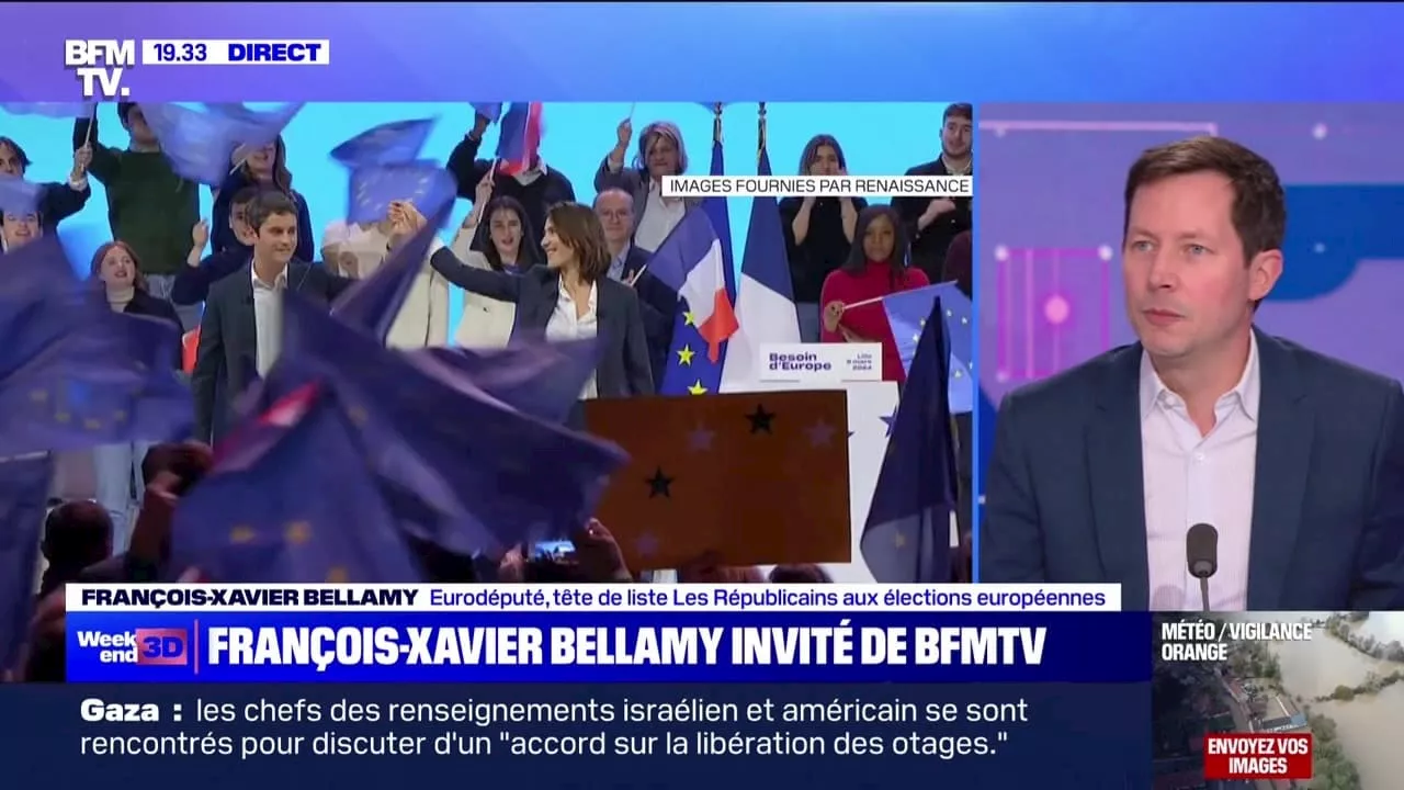 François-Xavier Bellamy, invité de BFMTV