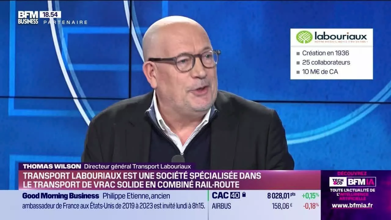 Thomas Wilson (Transports Labouriaux) : Transports Labouriaux, une société de transports de vrac, spécialisé dans le multimodal