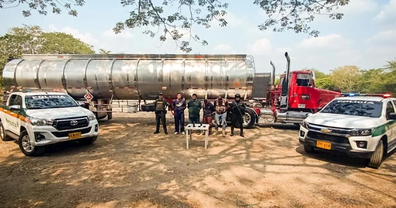 Capturaron a cuatro hombres que robaban hidrocarburos de Ecopetrol en el Magdalena Medio