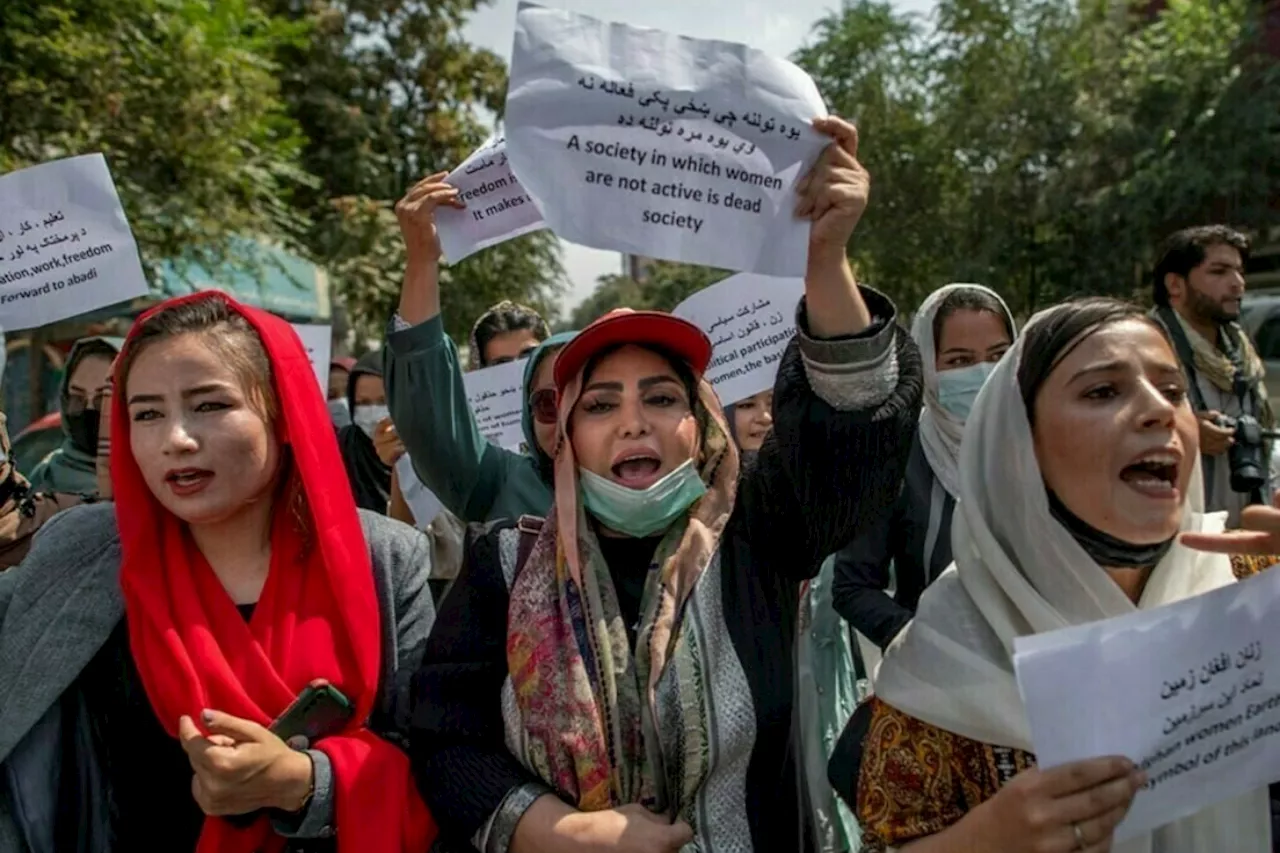 Afghan women rare protests on International Women’s Day