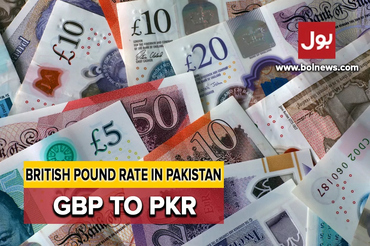 GBP TO PKR and other currency rates in Pakistan