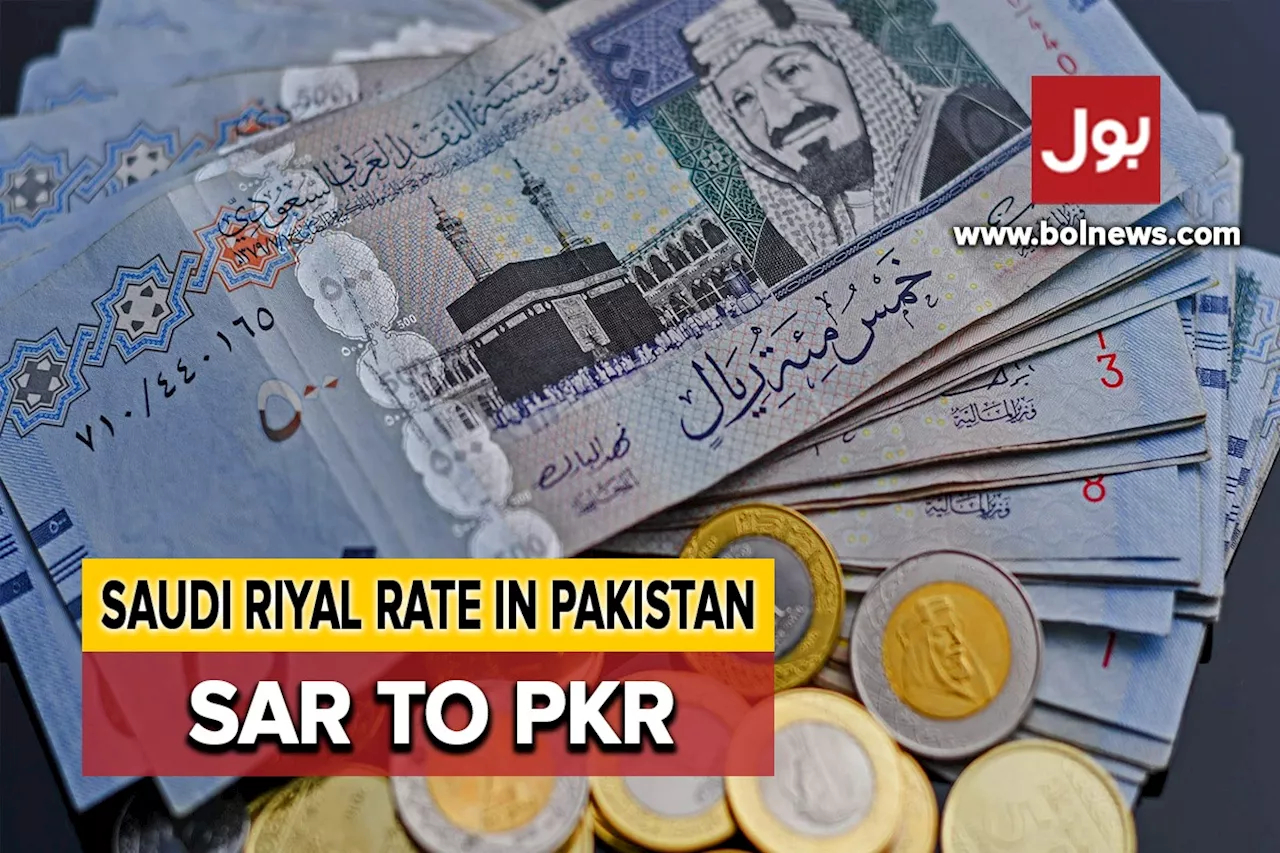 SAR TO PKR and other currency rates in Pakistan