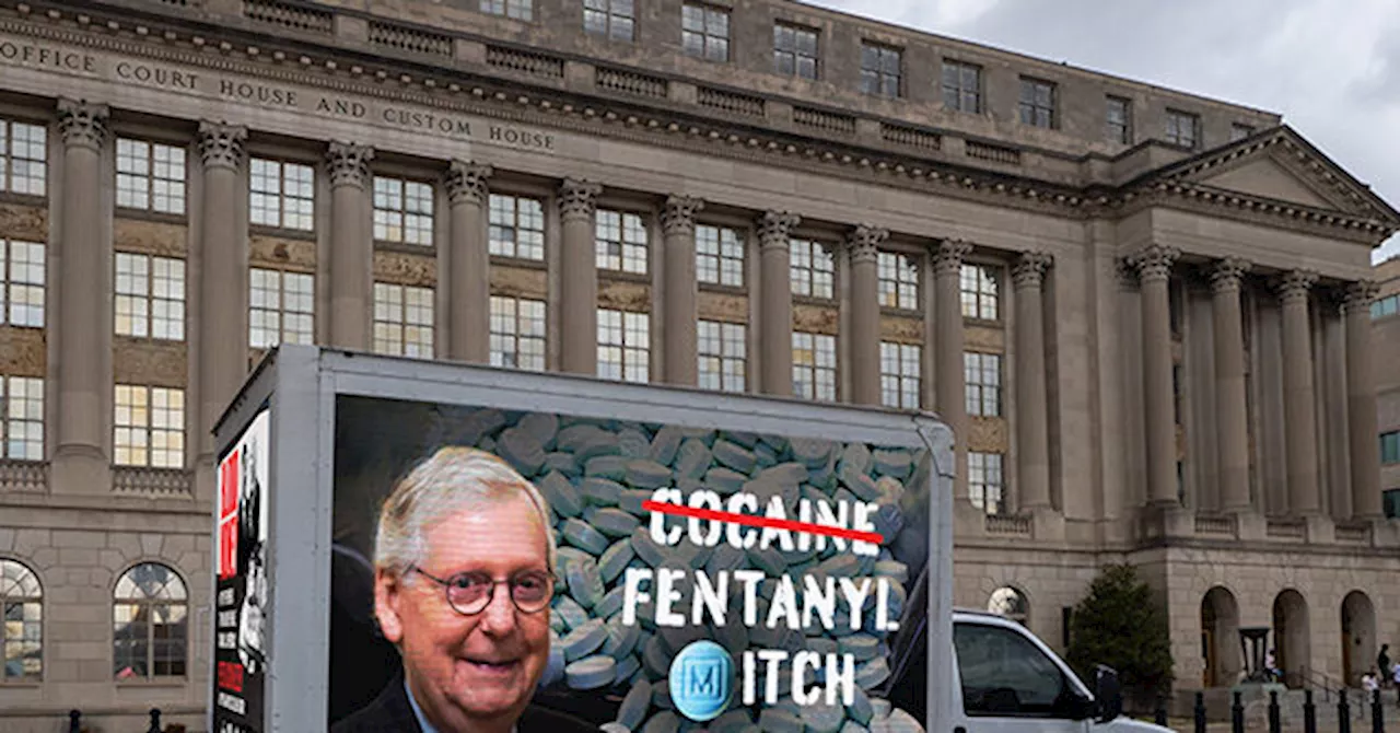 ‘Fentanyl Mitch’: Truck Billboard Slams McConnell for Ignoring Fentanyl Crisis