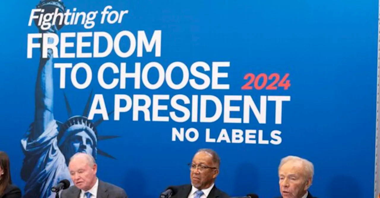 Third-party Movement No Labels Says It Will field a 2024 Presidential Ticket