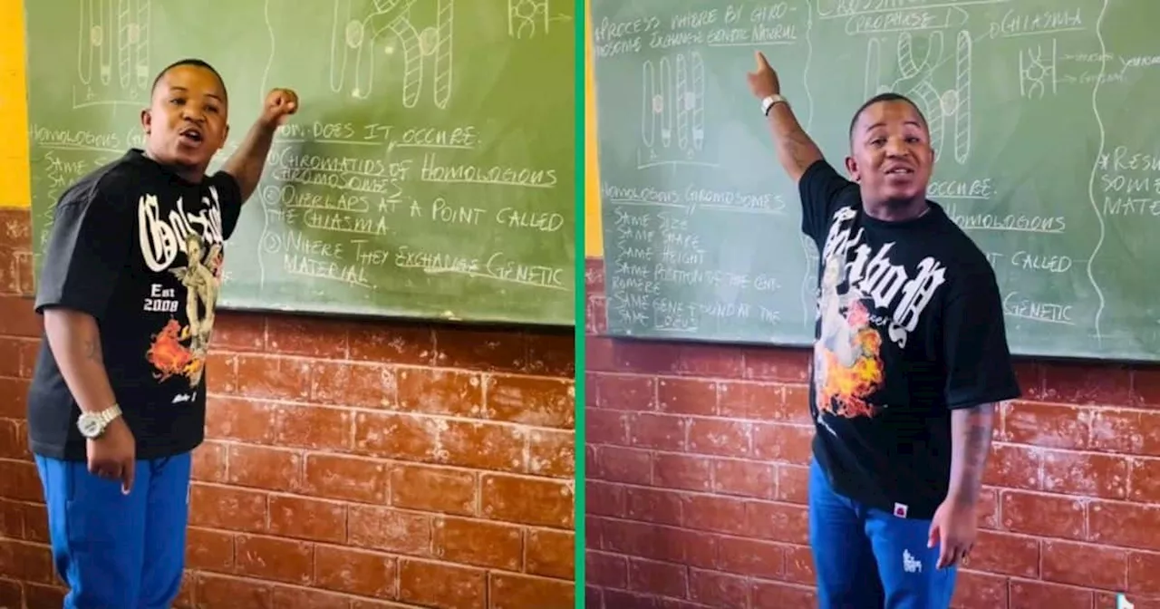 Life Science Teacher Impresses SA With Unique and Effective Teaching Method, TikTok Video Goes Viral