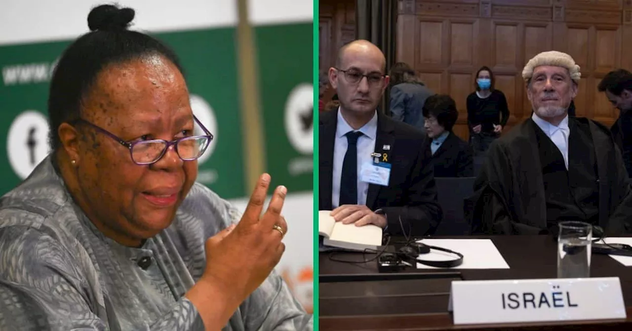 Naledi Pandor Unhappy That Israel Is Increasing Military Action in Rafah Despite ICJ Order