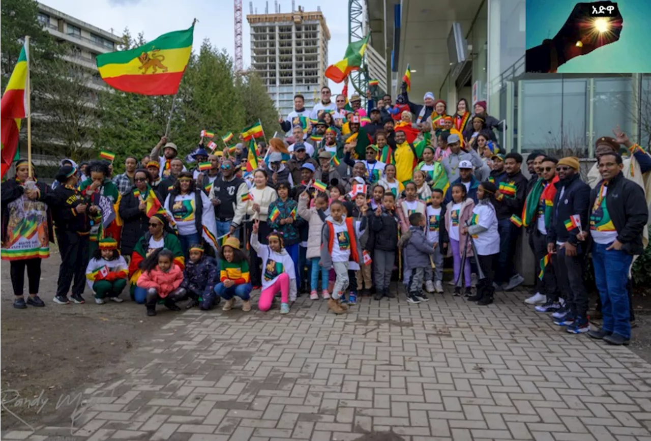 Photos + Video: Dozens march through Burnaby for Black History Month