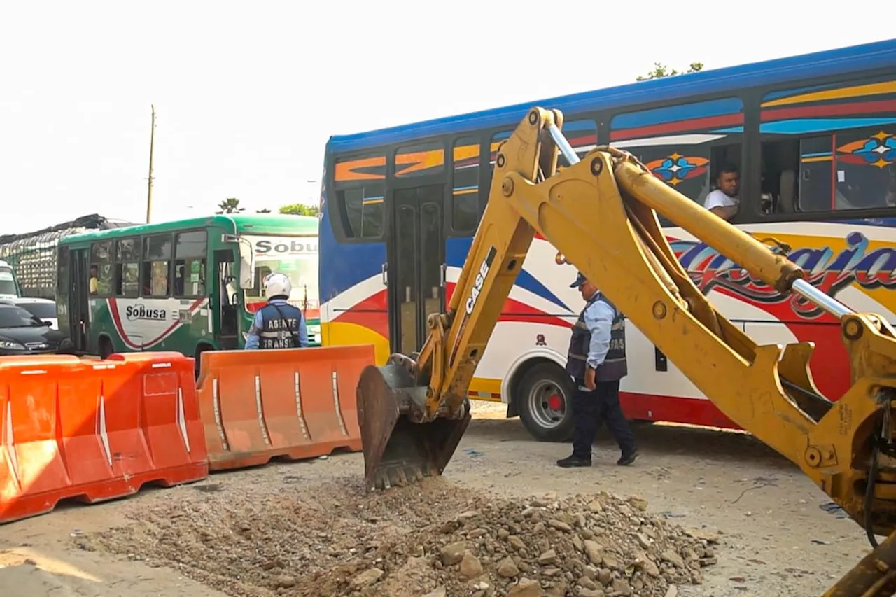 Inicia reconstrucción de la Calle 30 en Soledad