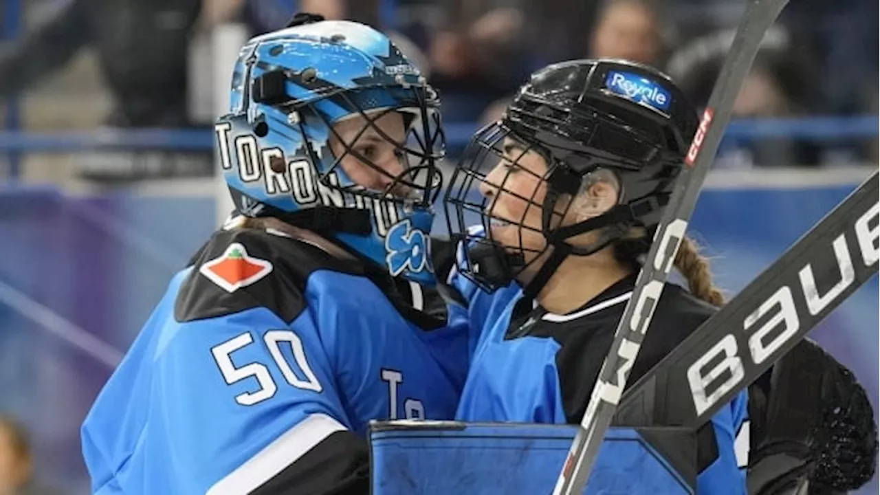 Toronto's win streak extends to 9, claiming co-lead of PWHL after shutting out Montreal