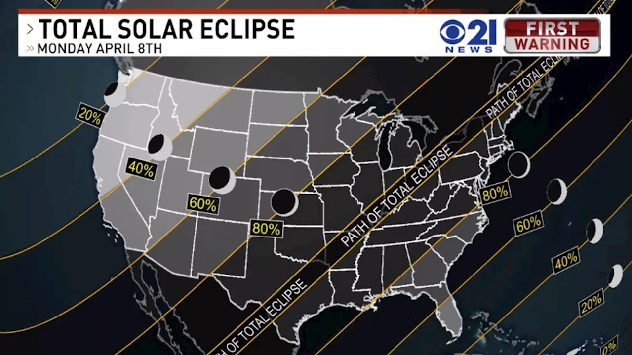 Parts of Pennsylvania will witness a total eclipse of the Sun in one month