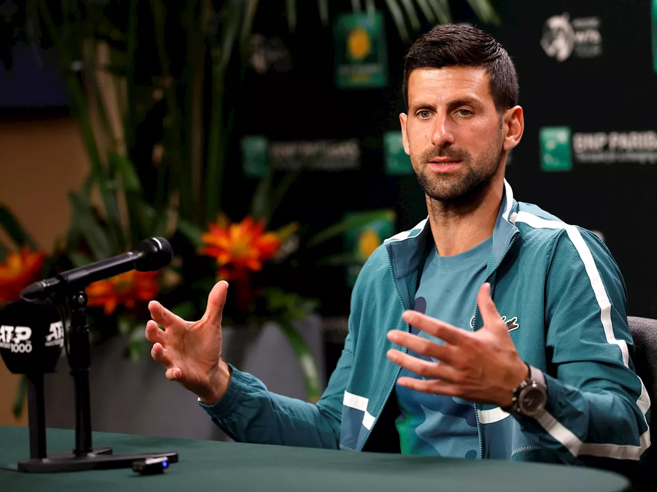 Novak Djokovic contó que ya piensa en su retiro del tenis y opinó sobre la baja de Rafael Nadal en Indian Wells