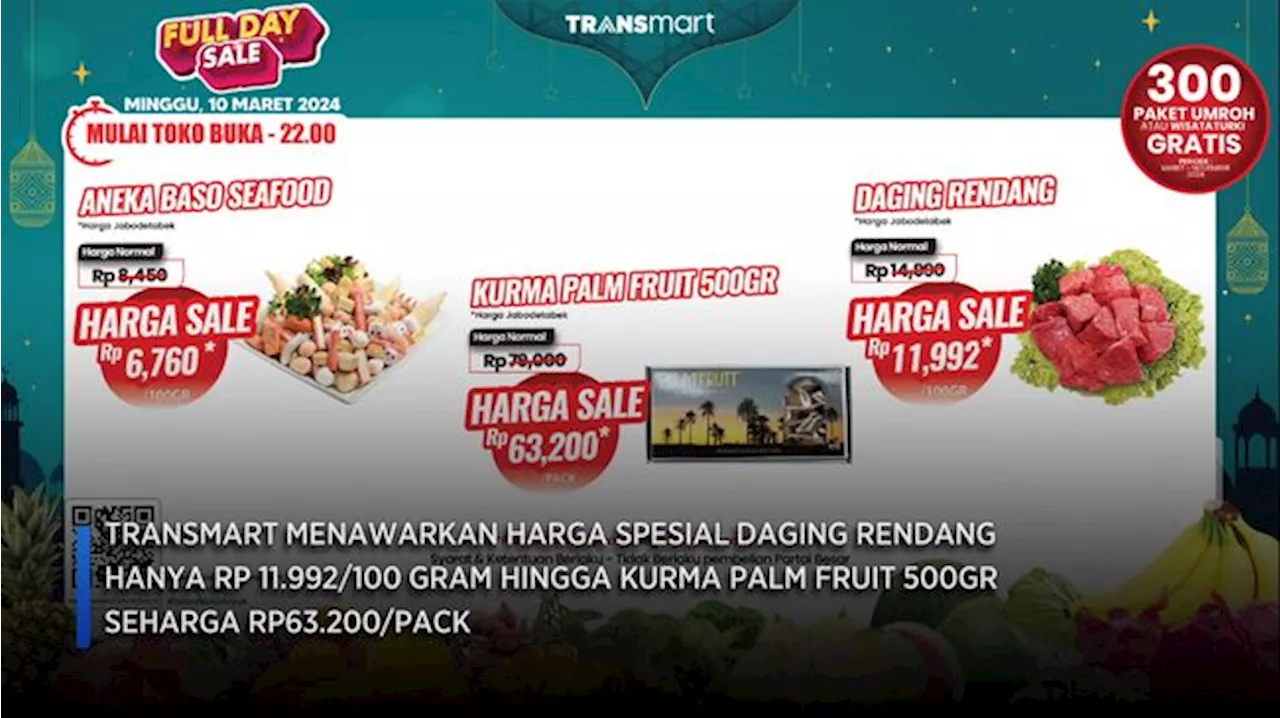 Video: Besok! Daging Hingga Kurma Murah Sambut Ramadan Di Transmart