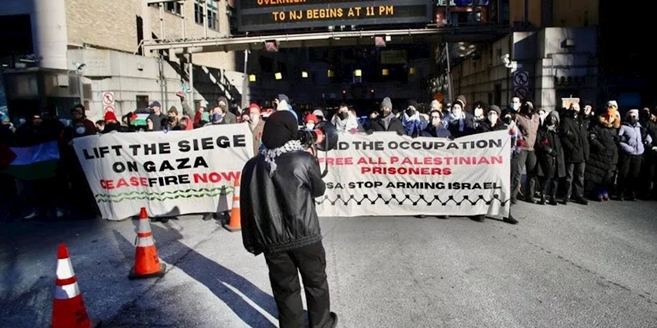 Protests Urging Gaza Cease-Fire Block NYC Tunnel, Bridges