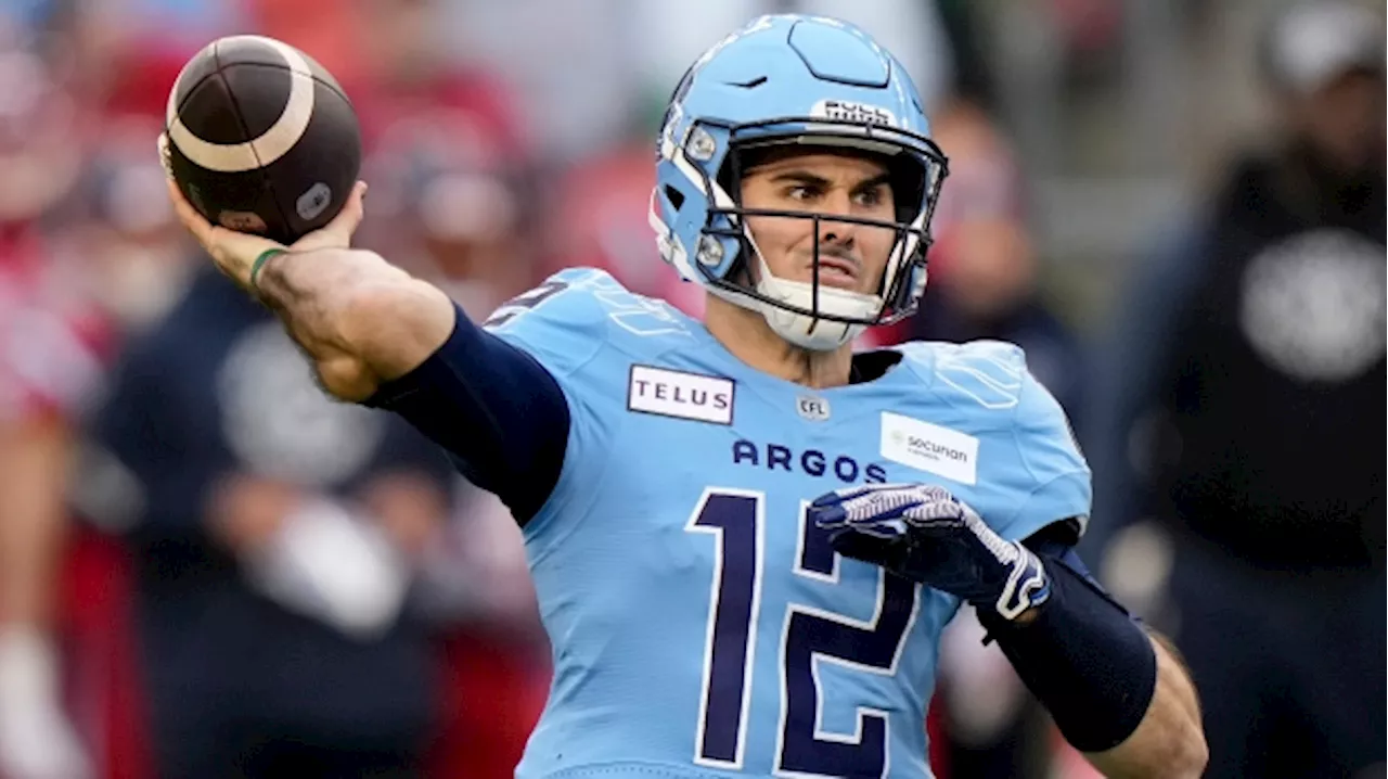 CFL investigating allegations against Toronto Argos, quarterback Chad Kelly