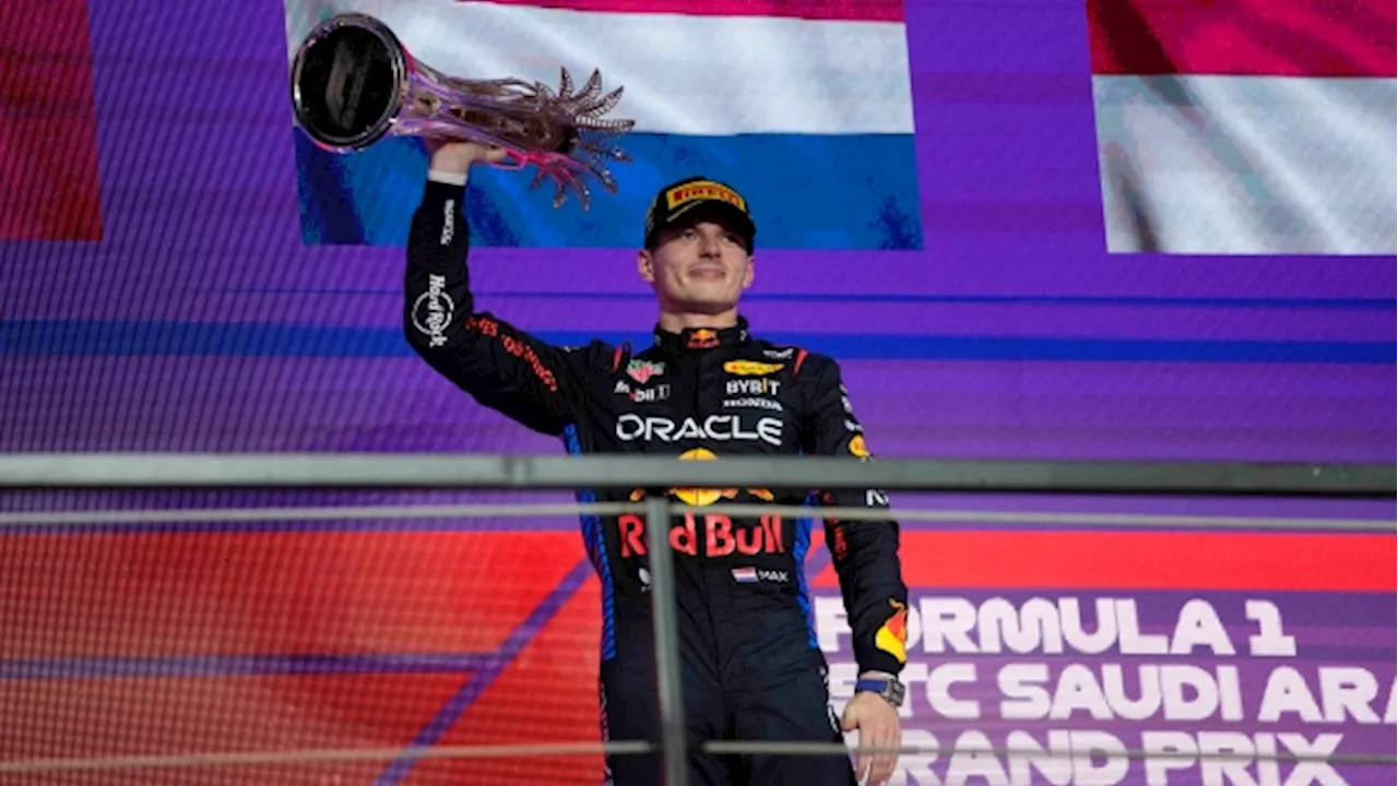 Max Verstappen cruises to victory at Saudi Arabian GP to extend dominant start to F1 title defense