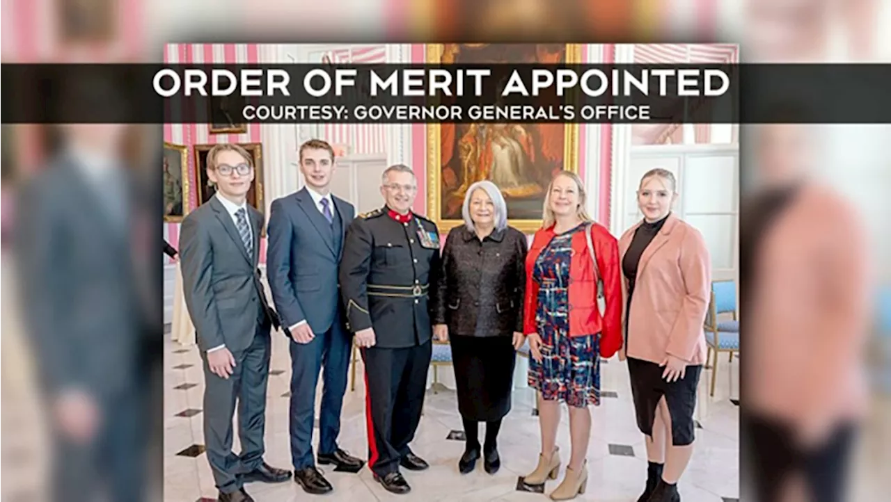 Taber police chief receives Order of Merit from Governor General