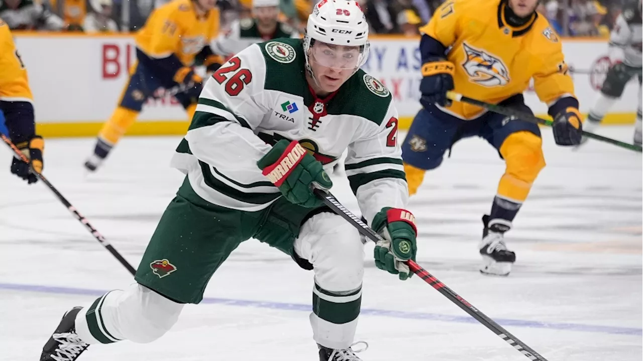 Maple Leafs acquire Connor Dewar from Wild for 2026 fourth-round pick