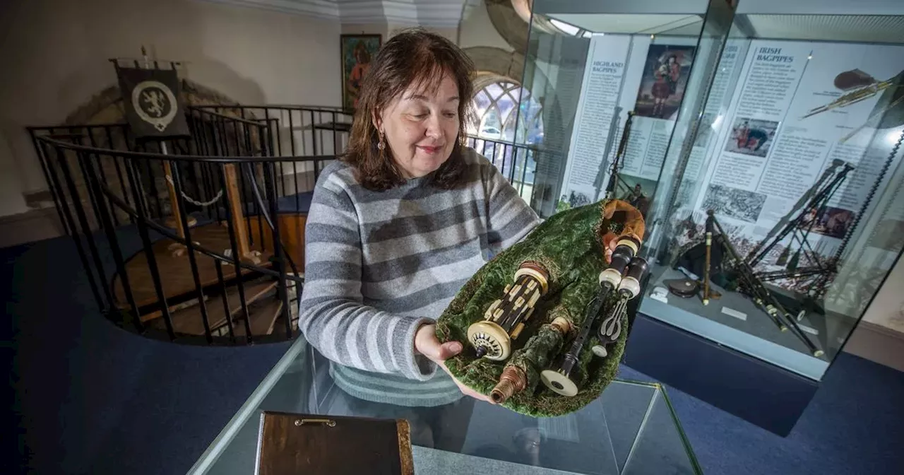 Oldest bagpipes believed to be owned by French king displayed ahead of World Bagpipe Day