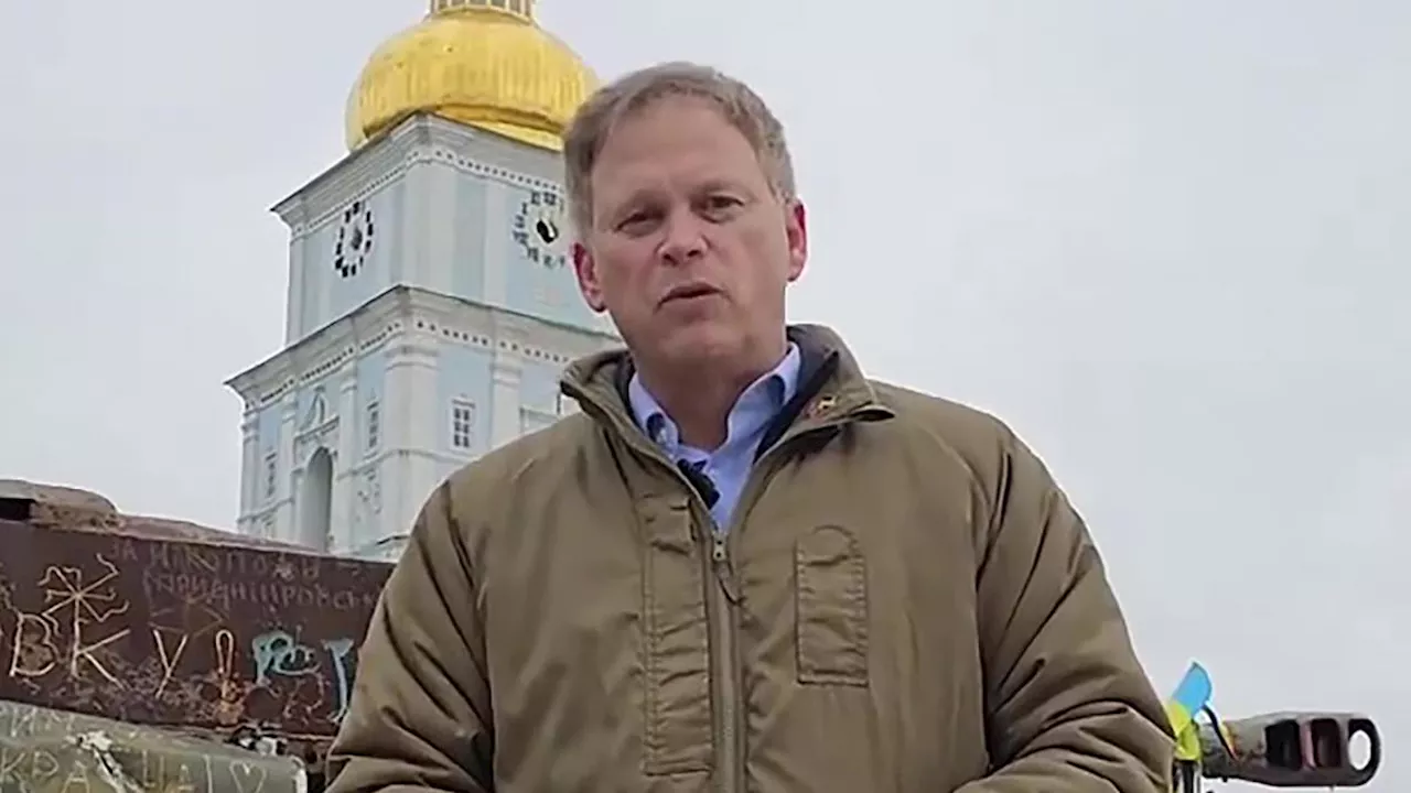 Defence Secretary Grant Shapps issues a 'wake-up call for the world' from war-torn Ukraine