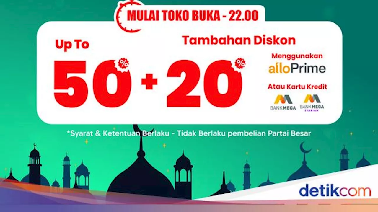 Persiapan Ramadan! Besok ke Transmart Full Day Sale, Banjir Diskon 50% + 20%