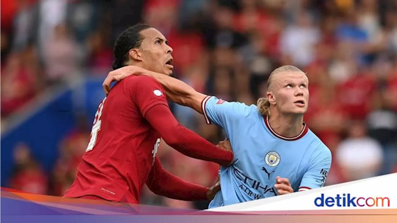 Liverpool Vs Man City: Haaland Mau Uji Diri Lawan Van Dijk