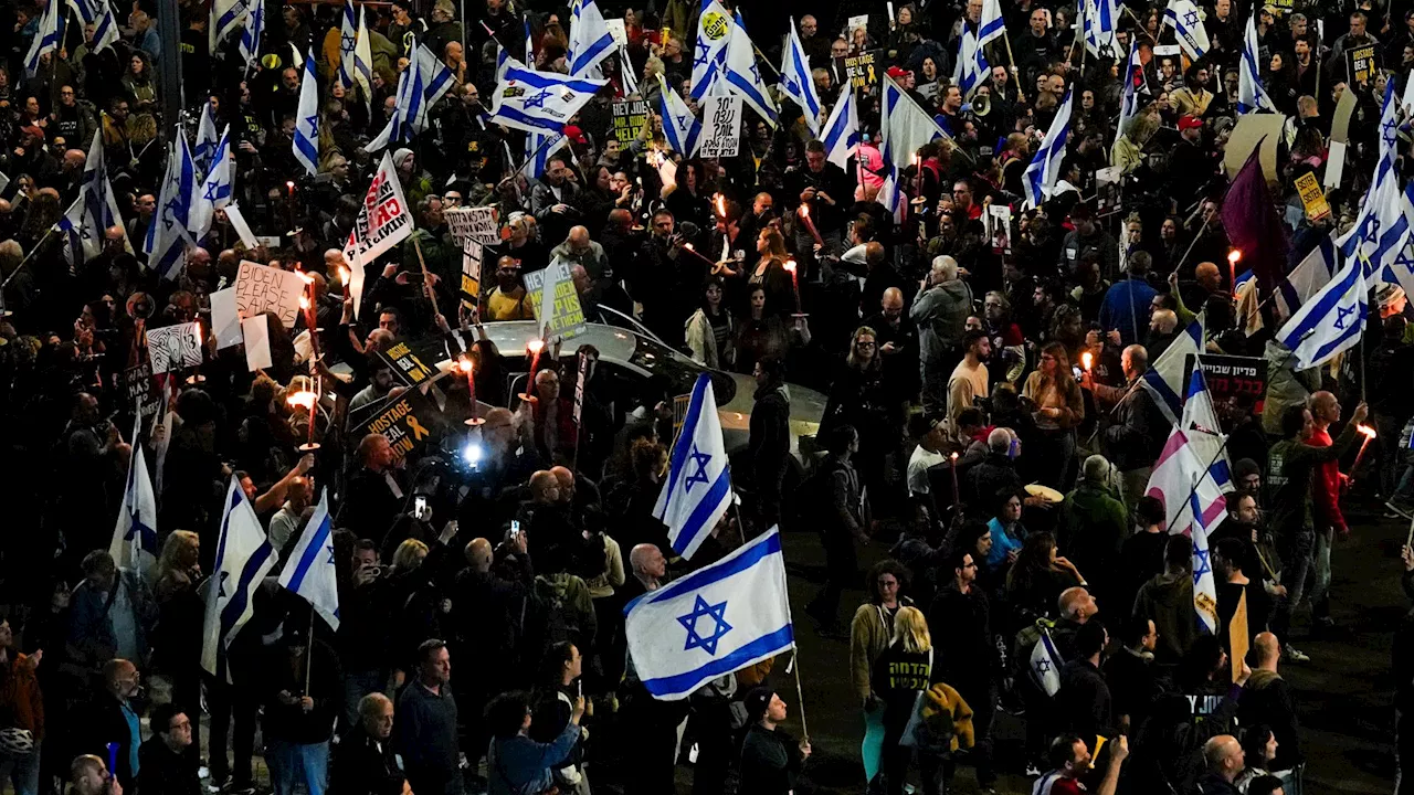 Tausende Menschen protestieren in Israel gegen Netanjahu