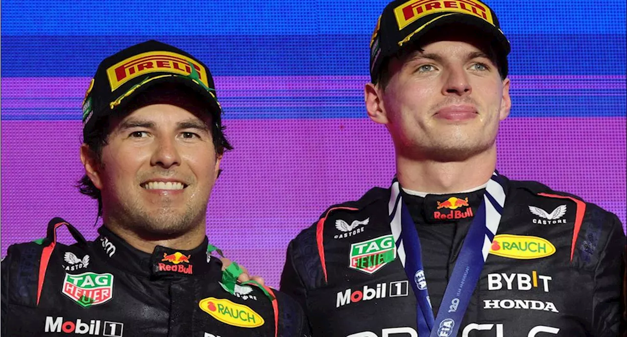 Checo Pérez, Max Verstappen y Red Bull dominan la F1; así van los campeonatos