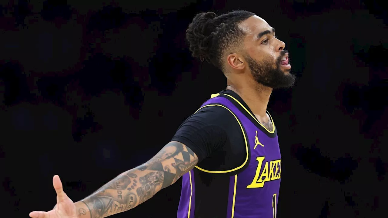 Minus LeBron, D'Angelo Russell's career-best 44 lifts Lakers