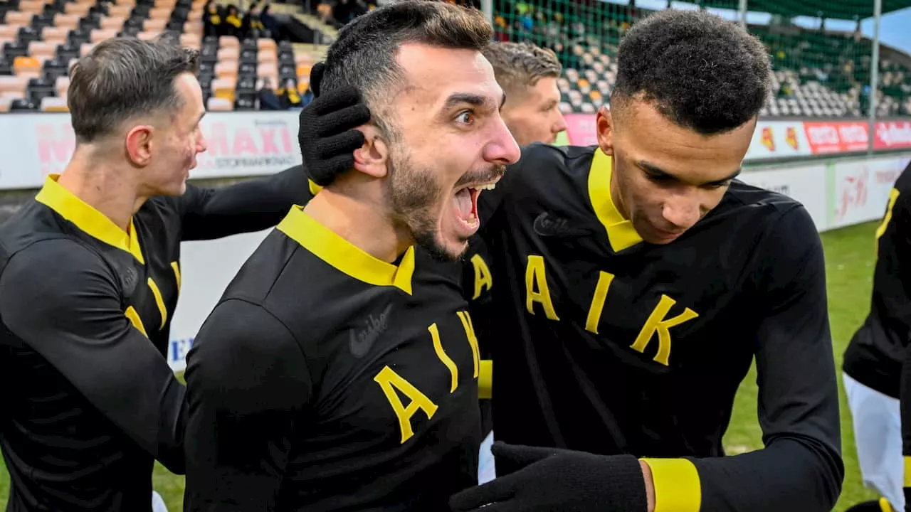 AIK klart för semifinal – besegrade Mjällby