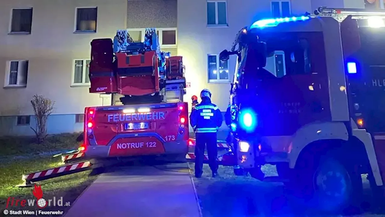 Wien: Alarmstufe II bei Kellerbrand in weitläufiger Wohnhausanlage im 11. Bezirk