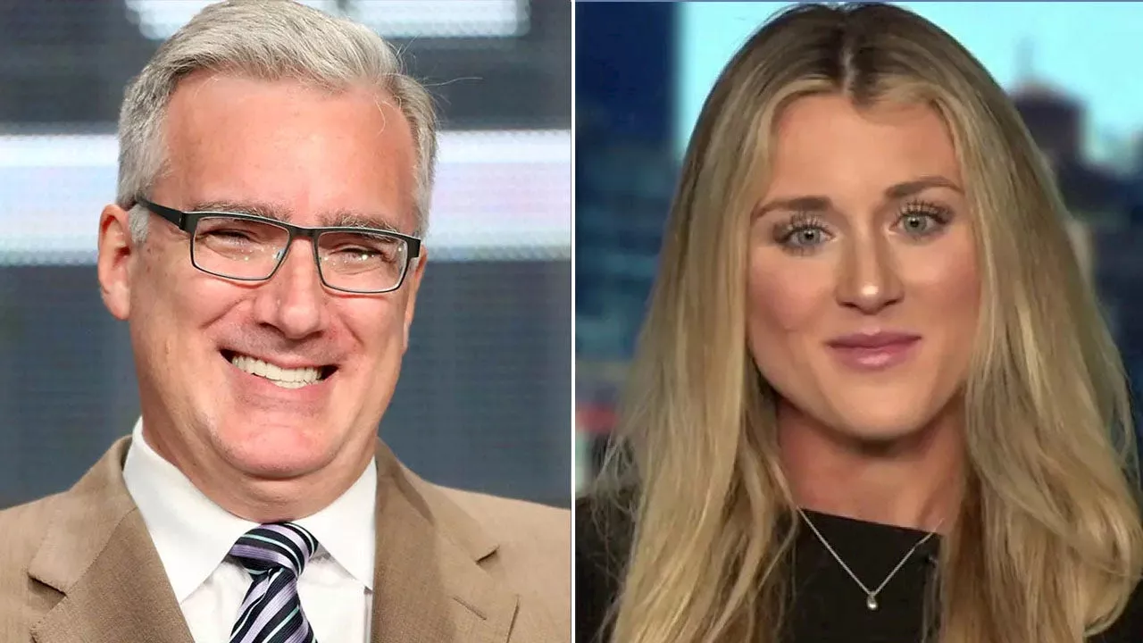 Riley Gaines reacts to feud with Keith Olbermann: 'He still lives with his mom in her basement'