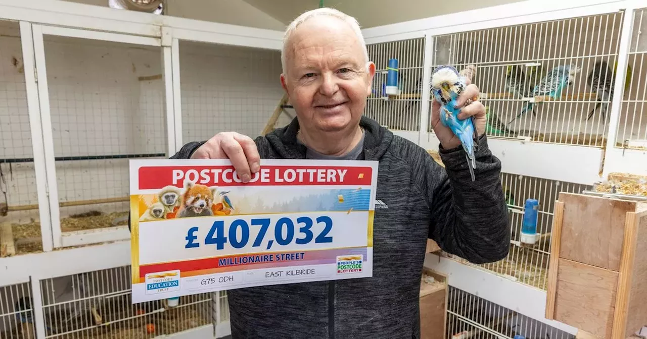 East Kilbride grandad scoops huge £407k People's Postcode Lottery win