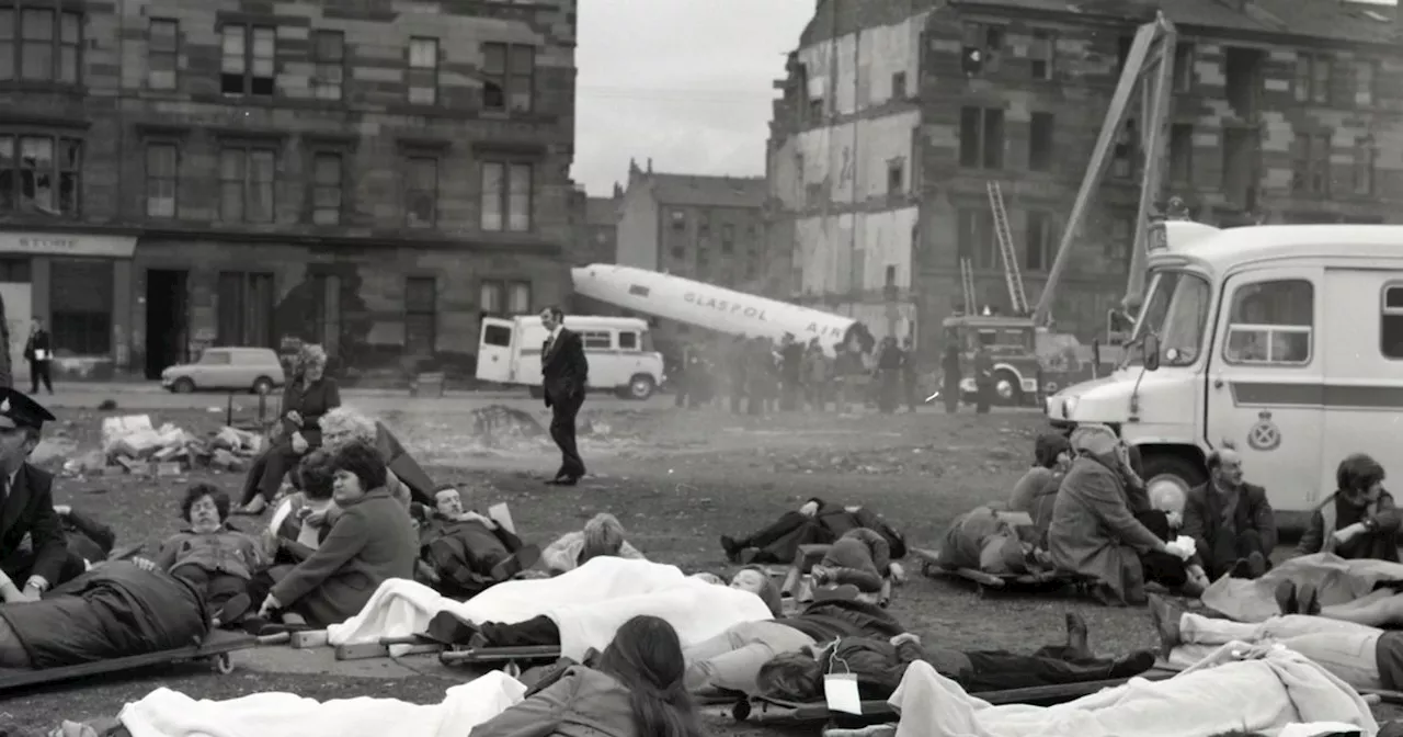 Mock Air Disaster Staged in Glasgow to Test Emergency Services