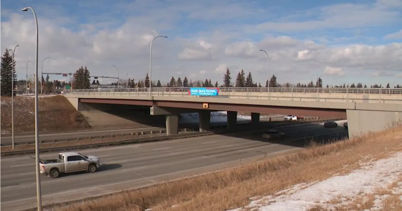 Man arrested after metal hunk thrown from Whitemud Drive overpass harms mom sitting by infant