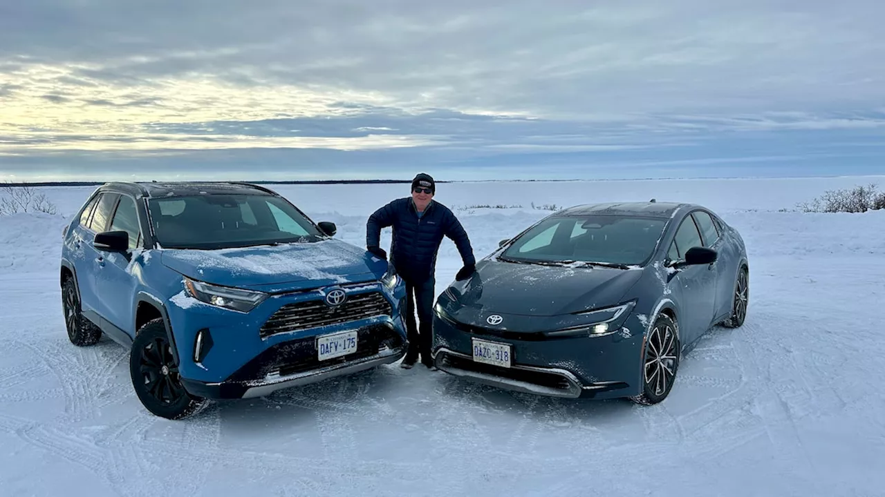 Driving Toyota Prius and RAV4 hybrids on the long road to James Bay