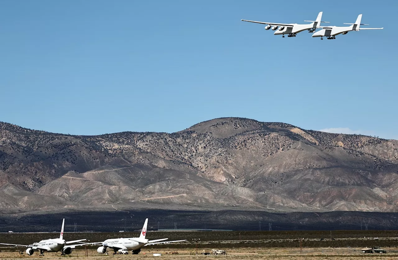 Stratolaunch conducts first powered flight of new hypersonic vehicle off California coast