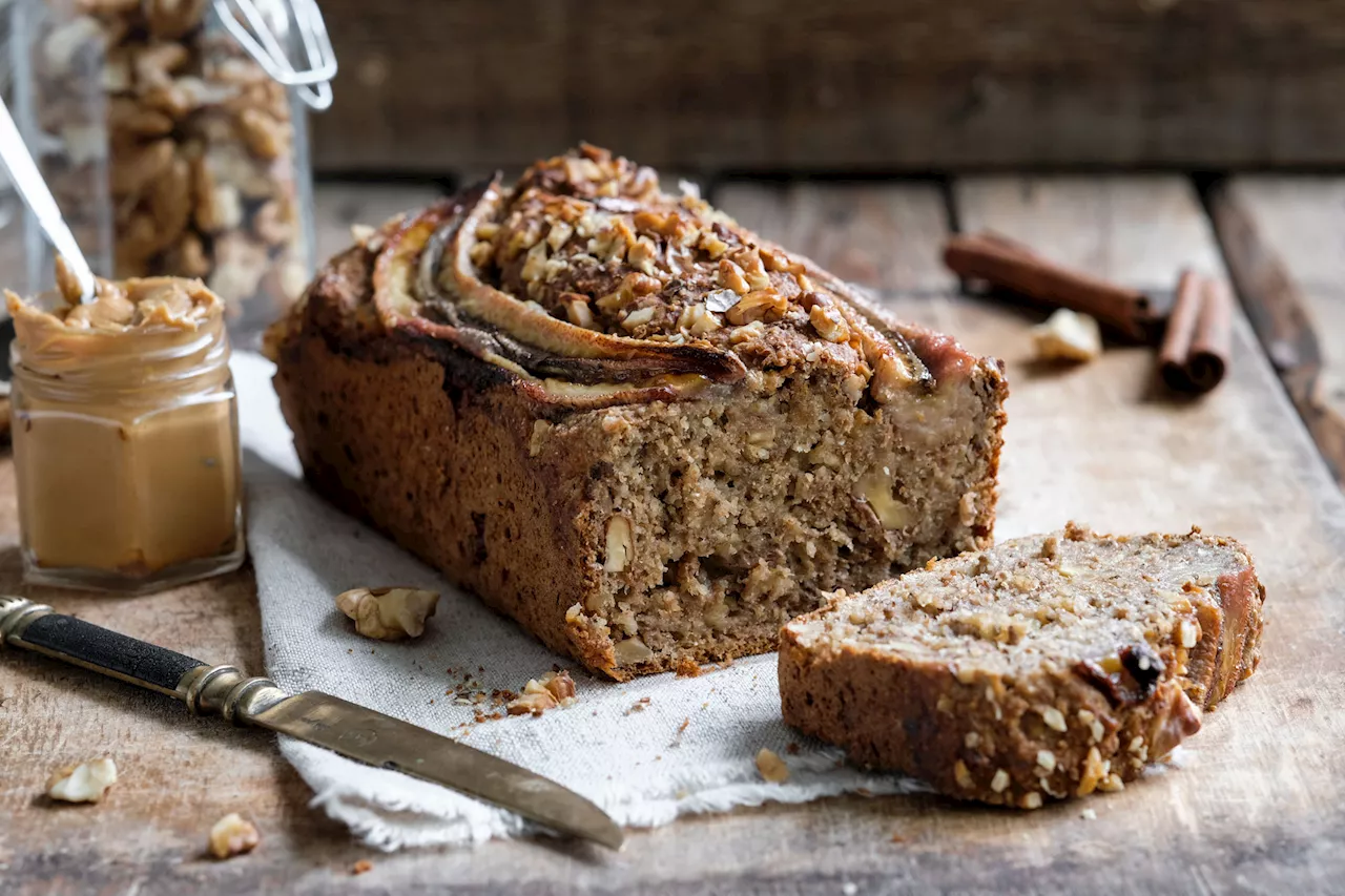 Mit Haferflocken: Gesundes Rezept für saftiges Bananenbrot ohne Zucker